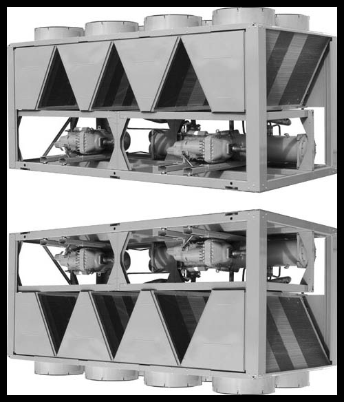 Steam compression chillers